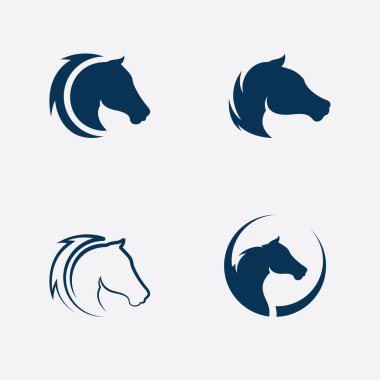 At Logosu Şablonu Vektör tasarımı