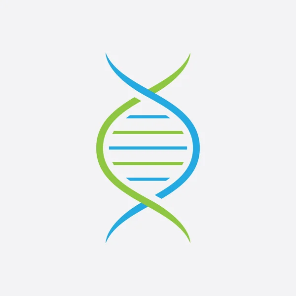 Dna Logo Vector Medical Icon - Stok Vektor