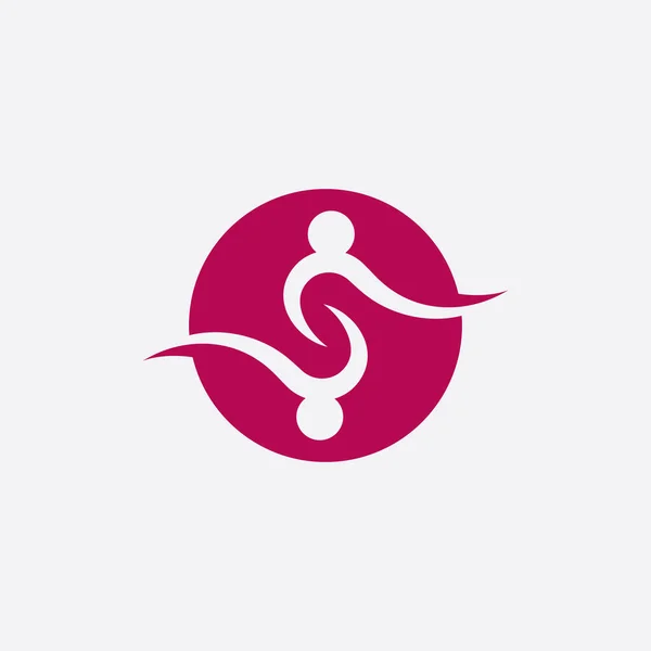 Opieka Społeczna Adopcja Logo Szablon Wektor Ikona — Wektor stockowy