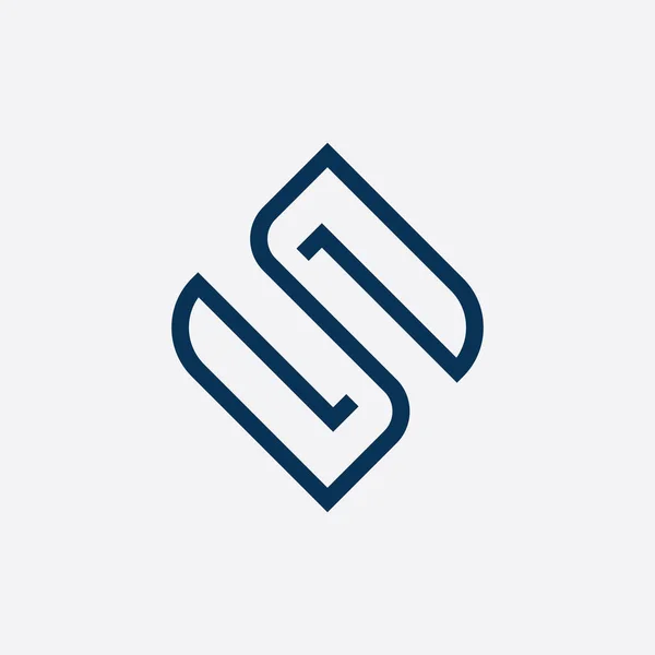 Letra Diseño Logo Inicial — Archivo Imágenes Vectoriales