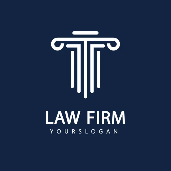 Hukuk firması logo tasarım şablonu
