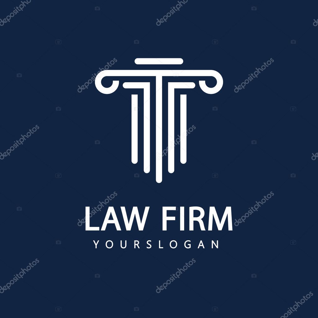 Law firm logo design template