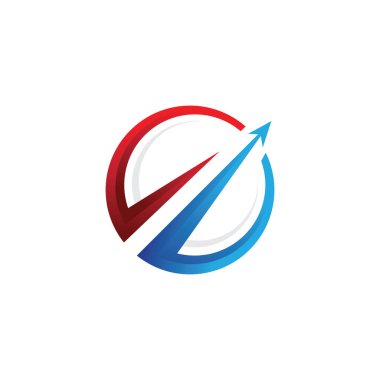 Daha Hızlı Logo Şablonu Vektör Tasarımı