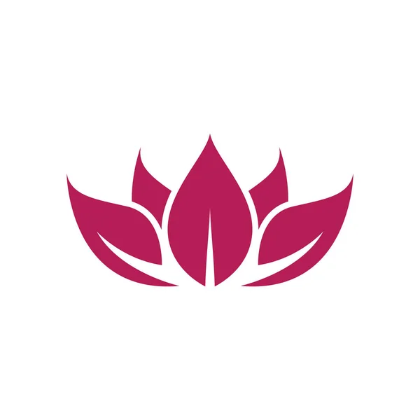 Vecteur Icône Fleur Lotus Stylisé — Image vectorielle