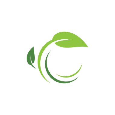 yeşil ağaç yaprağı ekoloji vektörü