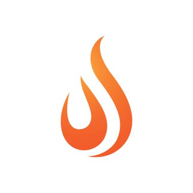Fire Flame logosu, Ateş logosu logo simgesi simgesi dizayn etti