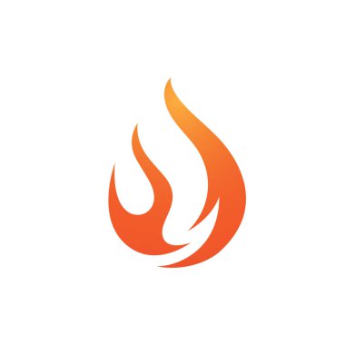 Fire Flame logosu, Ateş logosu logo simgesi simgesi dizayn etti