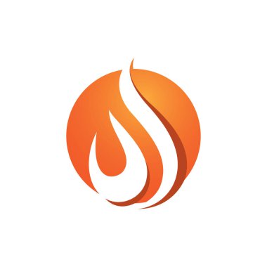 Fire Flame logosu, Ateş logosu logo simgesi simgesi dizayn etti