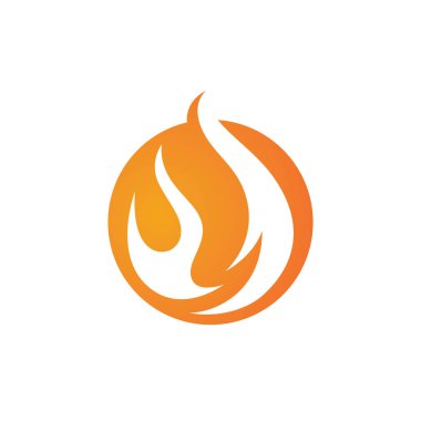 Fire Flame logosu, Ateş logosu logo simgesi simgesi dizayn etti