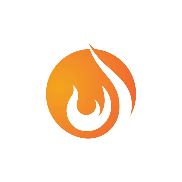 Fire Flame Logo Designs Plantilla Logotipo Fuego Icono Símbolo Logotipo — Vector de stock