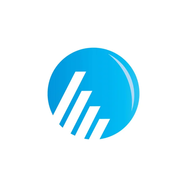 Bedrijfsfinanciering Logo Symbolen Vector — Stockvector