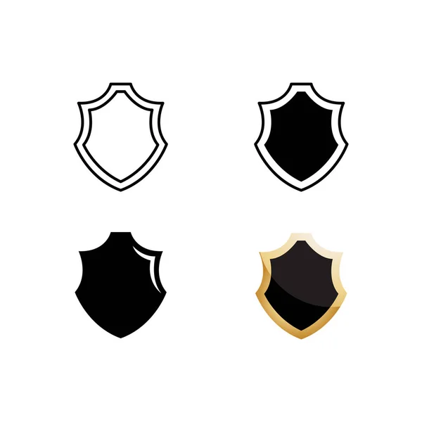 Ikona Symboli Tarcz Lub Odznak — Wektor stockowy
