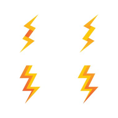 Şimşek Logosu vektör tasarımı