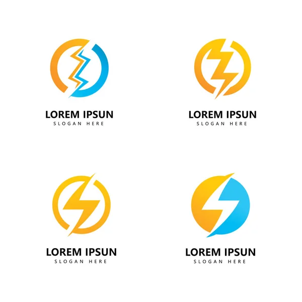 Şimşek Logosu vektör tasarımı