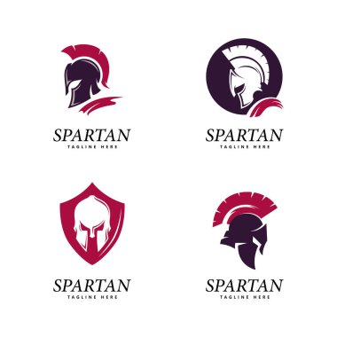 Spartalı Logo Vektörü Spartalı Miğfer Logosu