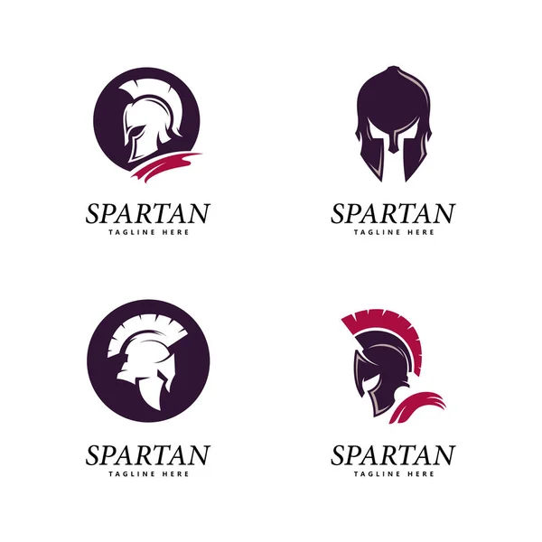 Logotipo Spartan Vector Spartan Helmet Logo — Archivo Imágenes Vectoriales