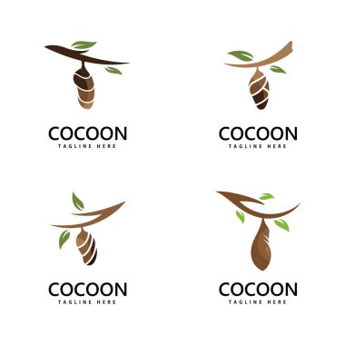 Koza logo vektör resmetme şablonu tasarımı