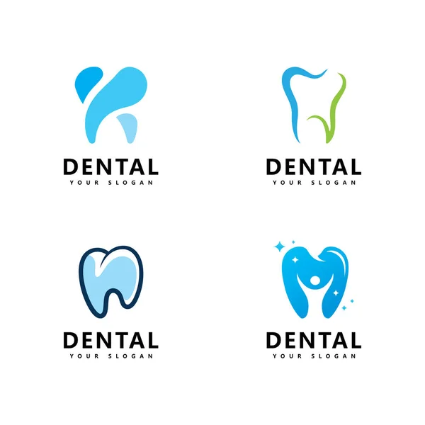 Dental Logo Icon Design Vector — 스톡 벡터
