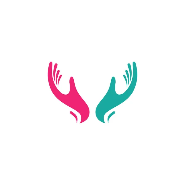Modèle Symbole Vectoriel Entreprise Icône Logo Entretien Des Mains — Image vectorielle