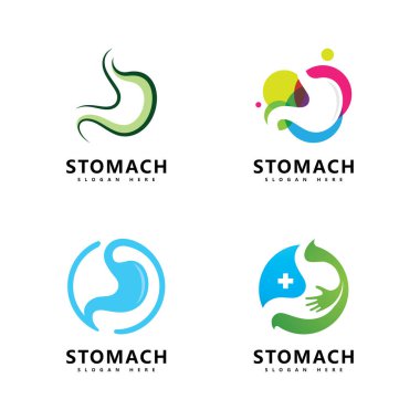 mide bakımı logo vektörü 