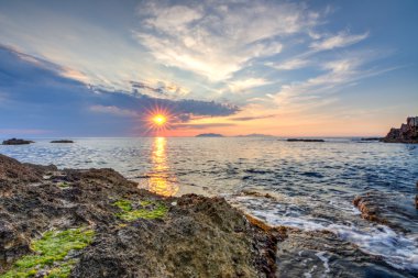 Sicilya deniz manzarası