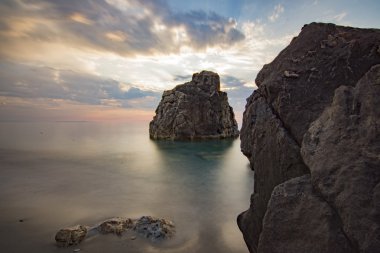 Sicilya deniz manzarası