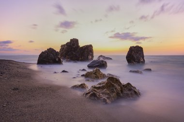 Gün batımında ışık 