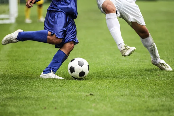 Football player in game — Stock Photo, Image