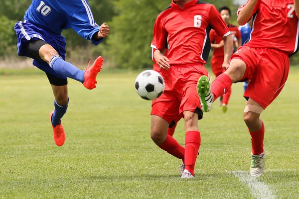 Jogo de futebol no japão — Fotografia de Stock