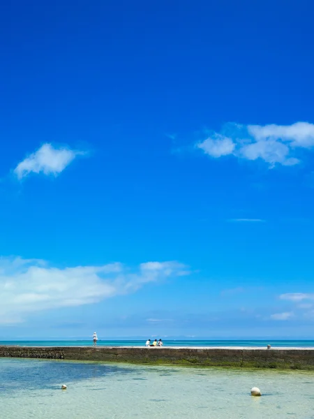 Praia de okinawa no verão — Fotografia de Stock