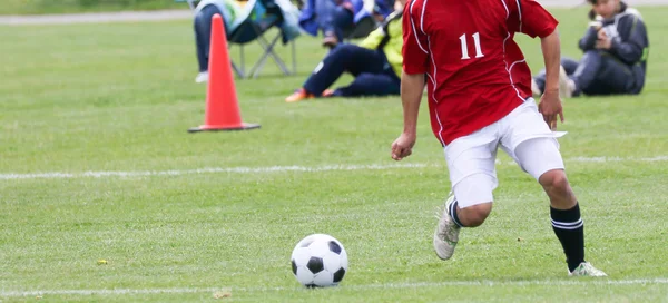 Partido de fútbol en Japón — Foto de Stock