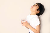  Children gargle in the prevention of colds