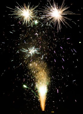 Fireworks uygulamasında yaz gecesi