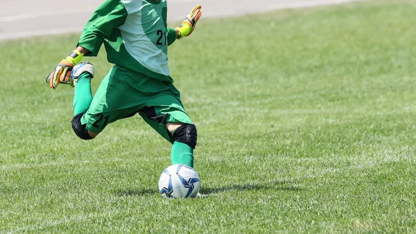 Partido de fútbol en Japón — Foto de Stock