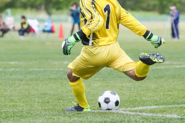 Partido de fútbol en Japón — Foto de Stock