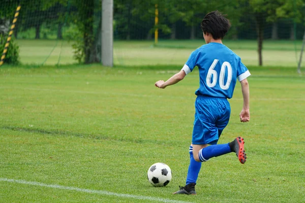 Fußballspiel Hokkaido Japan — Stockfoto