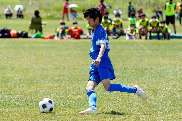 日本北海道的足球比赛 — 图库照片
