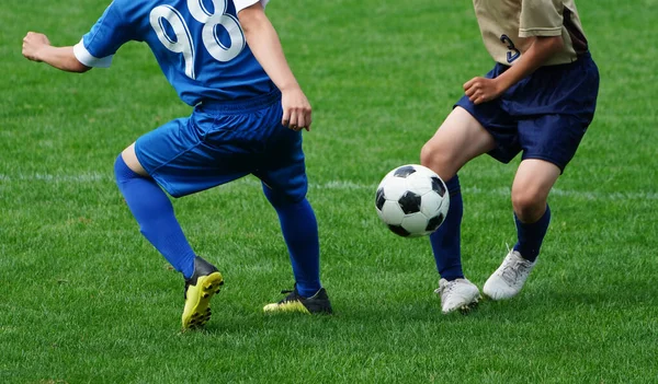 Partido Fútbol Japón Hokkaido —  Fotos de Stock