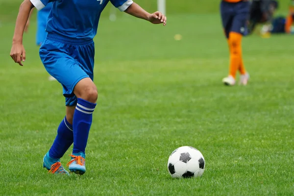 Partido Fútbol Japón Hokkaido — Foto de Stock