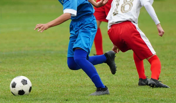 Fußballspiel Hokkaido Japan — Stockfoto