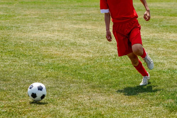 Voetbalwedstrijd Hokkaido Japan — Stockfoto