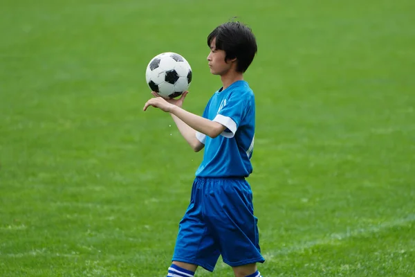 Fußballspiel Hokkaido Japan — Stockfoto