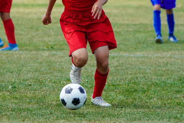 Jogo Futebol Hokkaido Japão — Fotografia de Stock