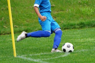 Futbol maçında köşe atışı