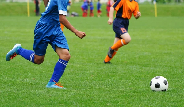 Jogo Futebol Hokkaido Japão — Fotografia de Stock