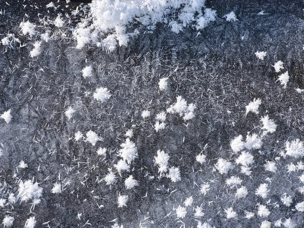 Terra Geada Inverno Frio — Fotografia de Stock