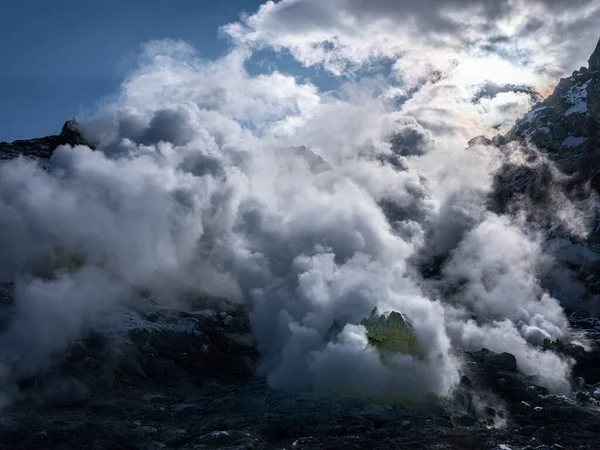 富士山 冬の北海道のあなた — ストック写真