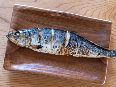 Japonya 'da kızarmış balık.