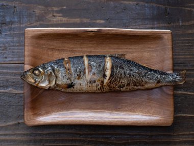 Japonya 'da kızarmış balık.