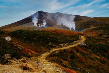 Mt. sonbaharda asahi hokkaido